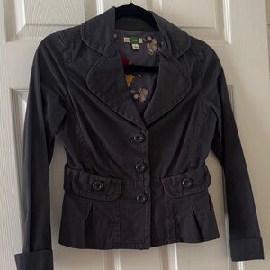 Stylish Dark Gray Women's Blazer